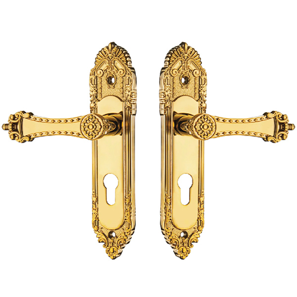 Khoá cửa chính Demax CLK250 24K BRASS