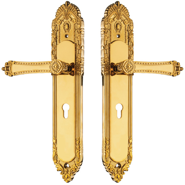 Khoá cửa chính Demax CLK308 24K BRASS