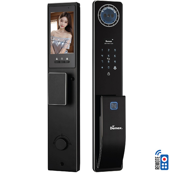 Khoá điện tử Face ID 3D Demax EL-C910BN CNC App Remote