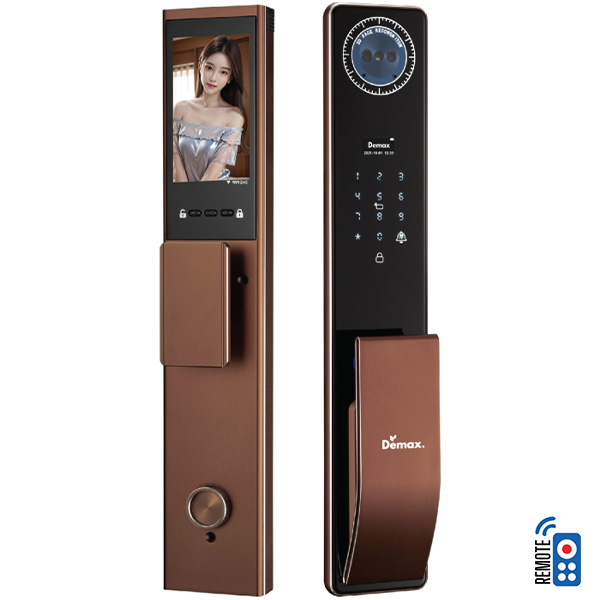 Khoá điện tử Face ID 3D Demax EL-C910CB CNC App Remote