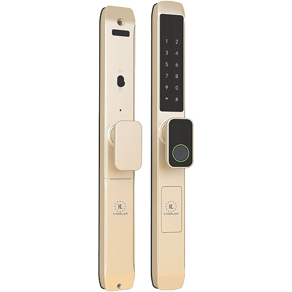 Khóa cửa nhôm Kassler KL-599TN Champage Gold App Khóa cửa nhôm Kassler KL-599TN Champage Gold App