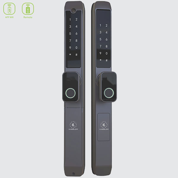 Khóa cửa nhôm Kassler KL-599TN Plus Black App Remote Khóa cửa nhôm Kassler KL-599TN Plus Black App Remote