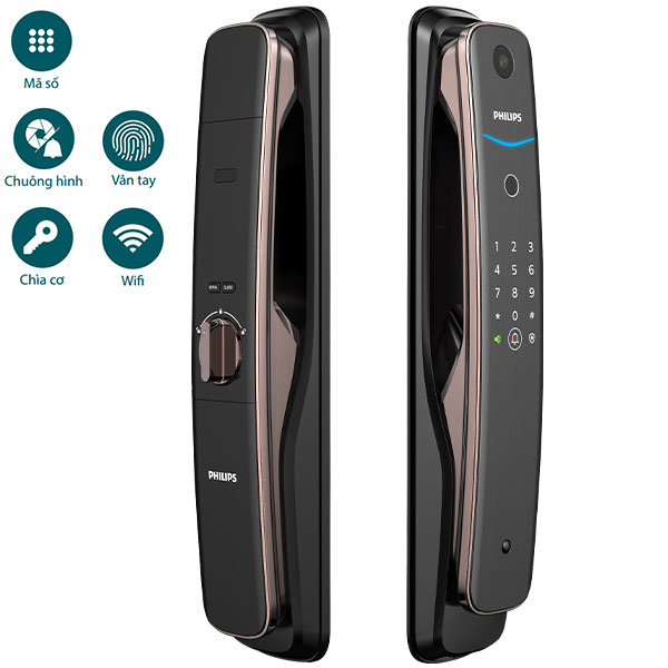 Khóa điện tử Philips DDL702-1HWS - đồng