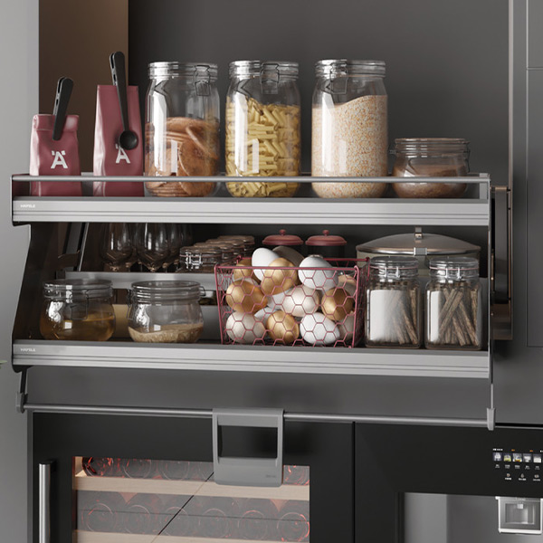 Rổ nâng hạ 2 tầng Hafele 504.68.377 Utensio 800 mm