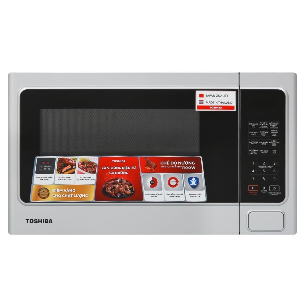 Lò vi sóng điện tử tích hợp nướng Toshiba ER-SGS34(S1)VN