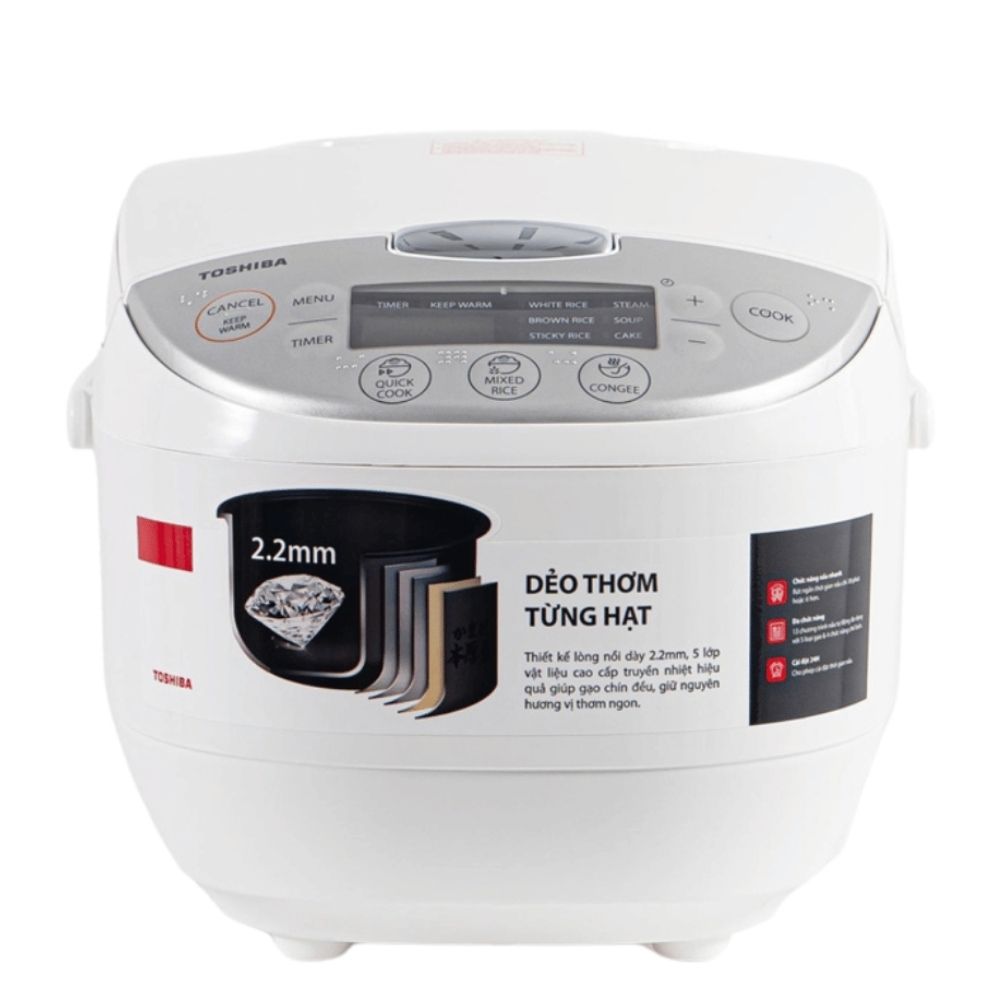 Nồi cơm điện tử Toshiba RC-18DH2PV(W)