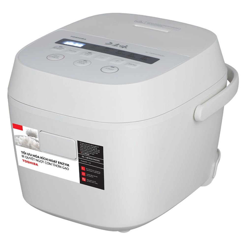 Nồi cơm điện tử Toshiba RC-18DR5UVN(W)