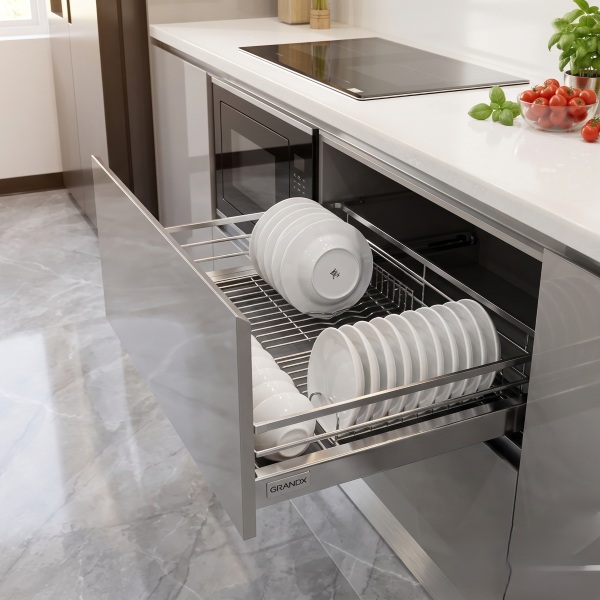 Bối cảnh Giá Bát Đĩa Nan Oval /SUS304 Grandx XD.60M1