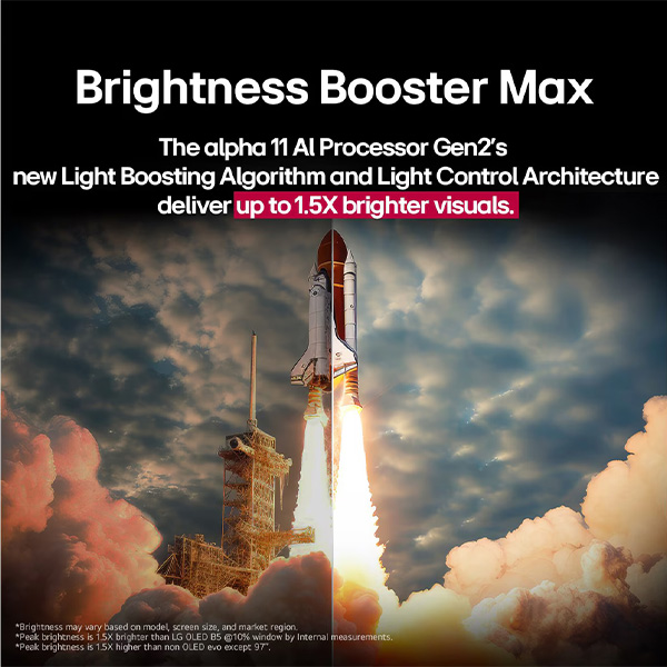 Brightness TV LG OLED77M5PSA