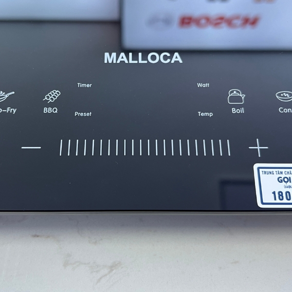 các mức nhiệt Bếp từ Malloca MCT-K30