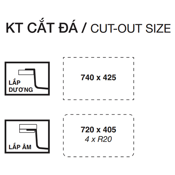 cắt đá Kluger KG7644FB Plus