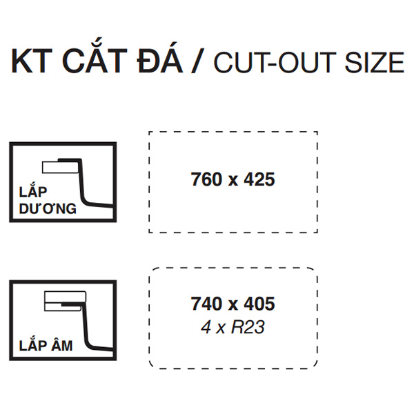 cắt đá Kluger KU7844FS Basic
