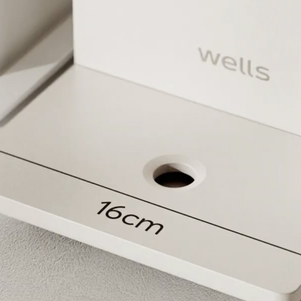 chân đế Máy lọc nước nóng lạnh Wells Slim One Trắng