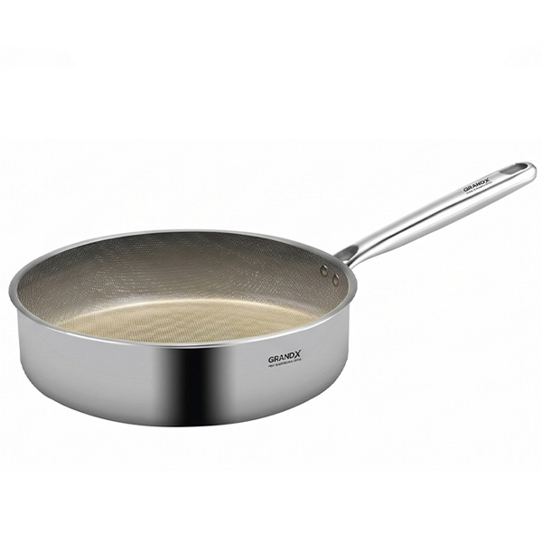 Chảo inox Bộ nồi chảo Grandx GX801 Premium