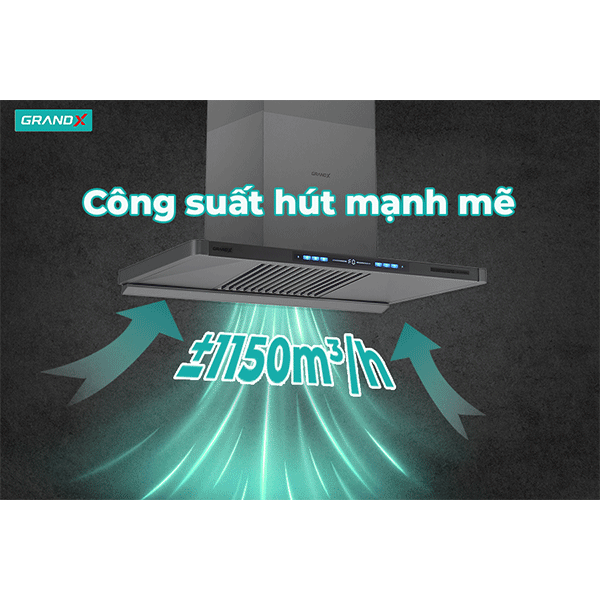Công suất của Máy mùi áp tường Grandx GX H70T82Pro