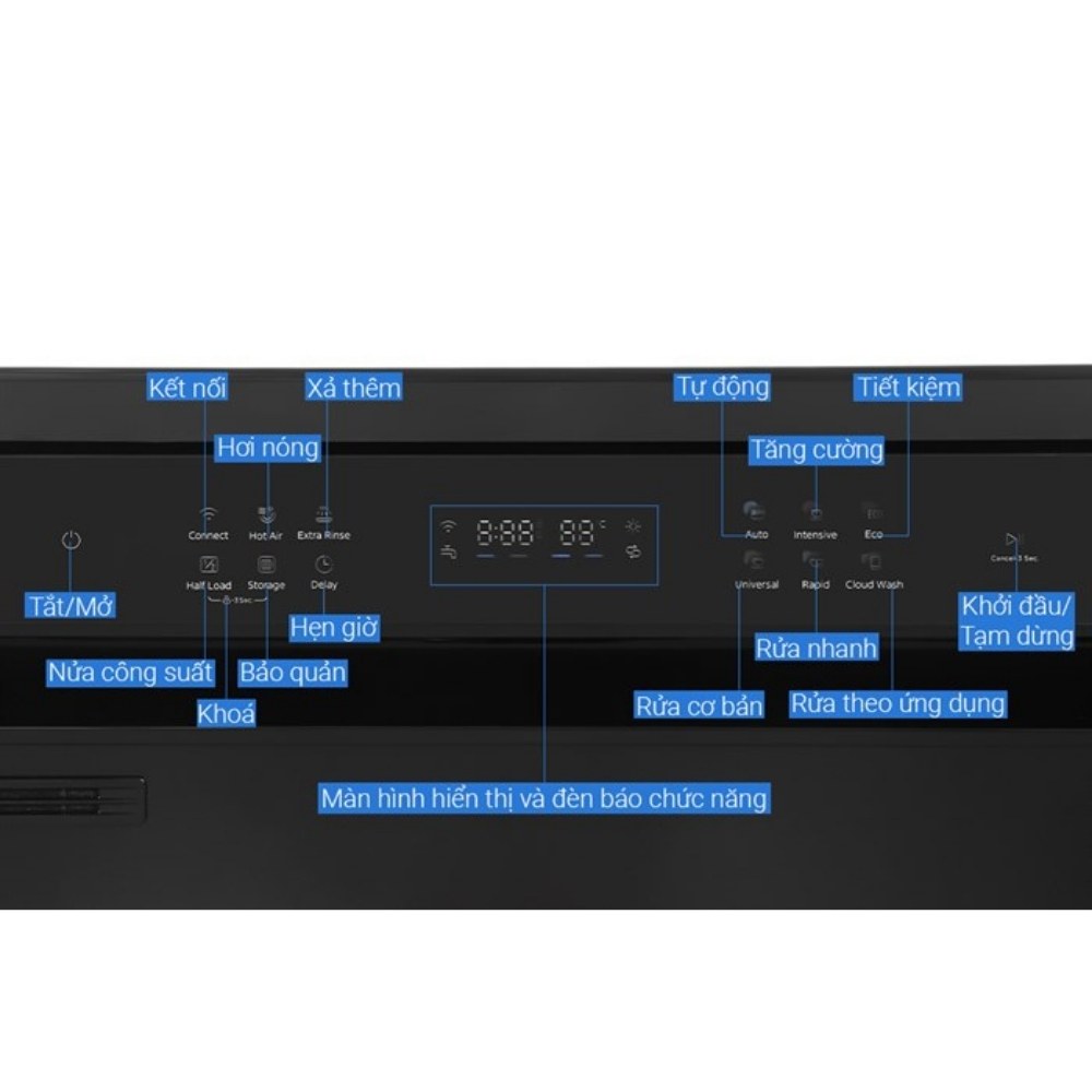 Điều khiển Comfee CDWEF1401HB-W-VN