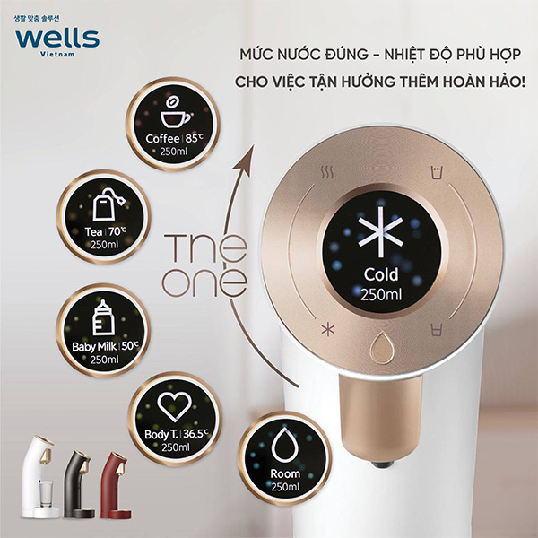 điều khiển Máy lọc nước nóng lạnh Wells The One