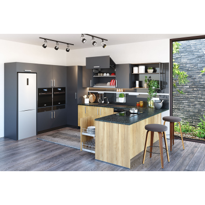 Tủ bếp chữ U TBU-TKH01