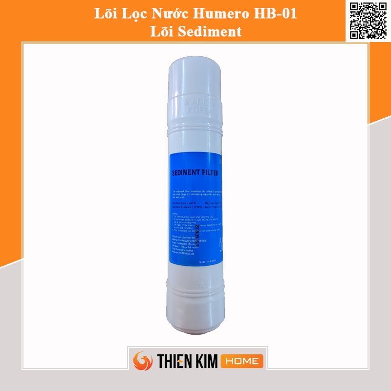 Lõi Lọc Nước Humero HB-01 - Lõi Sediment