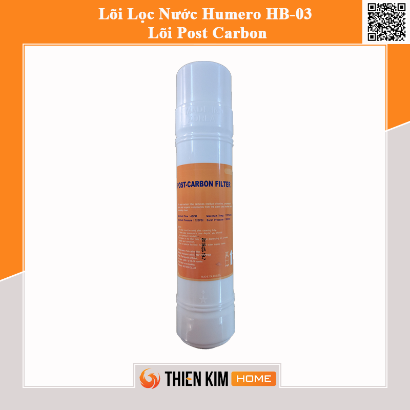 Lõi Lọc Nước Humero HB-03 - Lõi Post Carbon