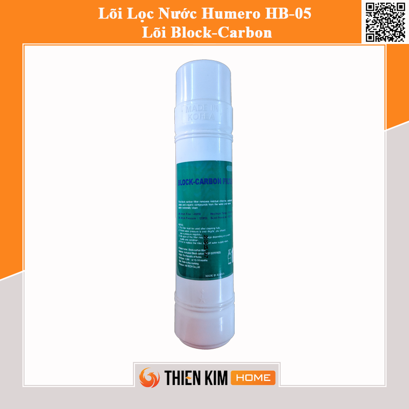 Lõi Lọc Nước Humero HB-05 - Lõi Block-Carbon