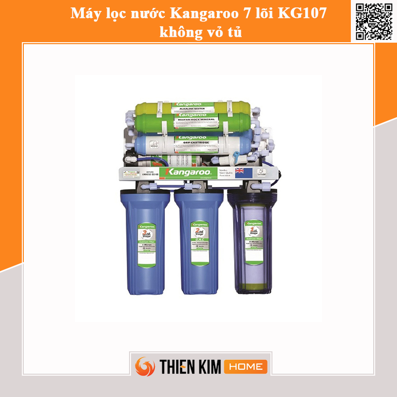 Máy lọc nước Kangaroo 7 lõi KG107 không vỏ tủ