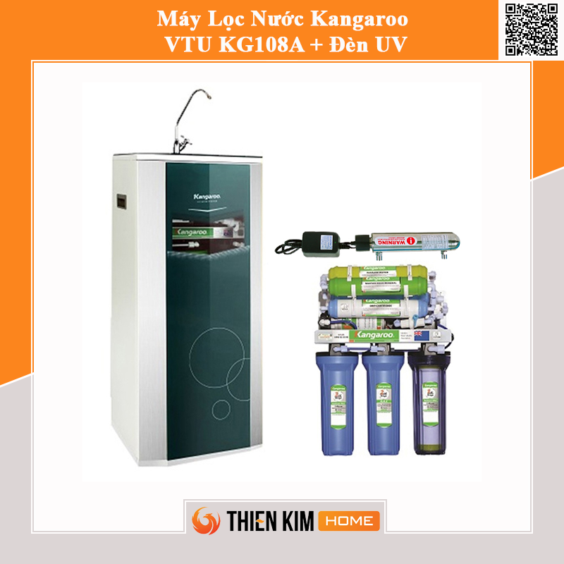 Máy Lọc Nước Kangaroo VTU KG108A + Đèn UV - Hàng chính hãng
