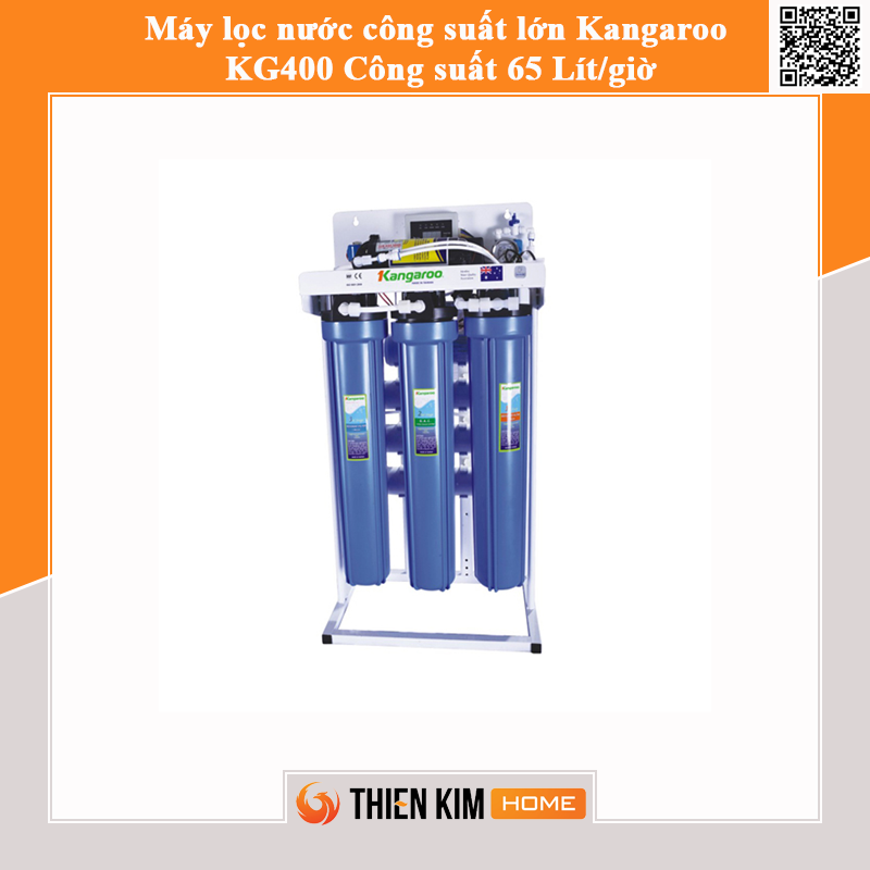 Máy lọc nước công suất lớn Kangaroo KG400 Công suất 65 Lít/giờ