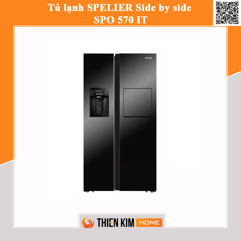 Tủ lạnh SPELIER Side by side SPO 570 IT