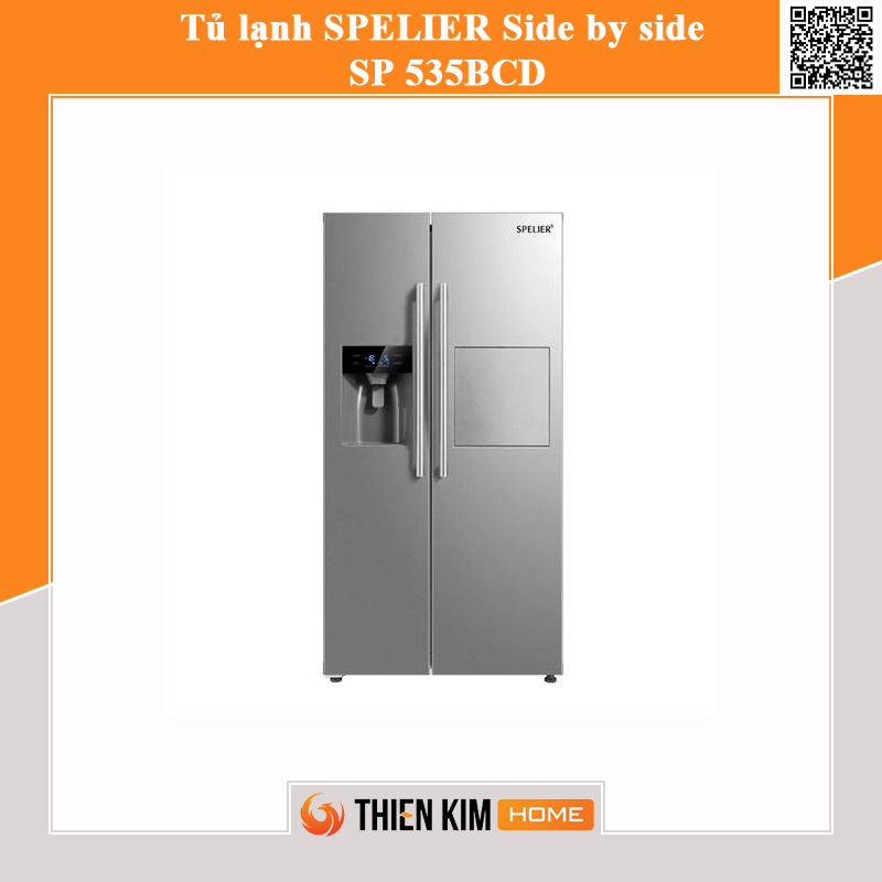 Tủ lạnh SPELIER Side by side SP 535BCD