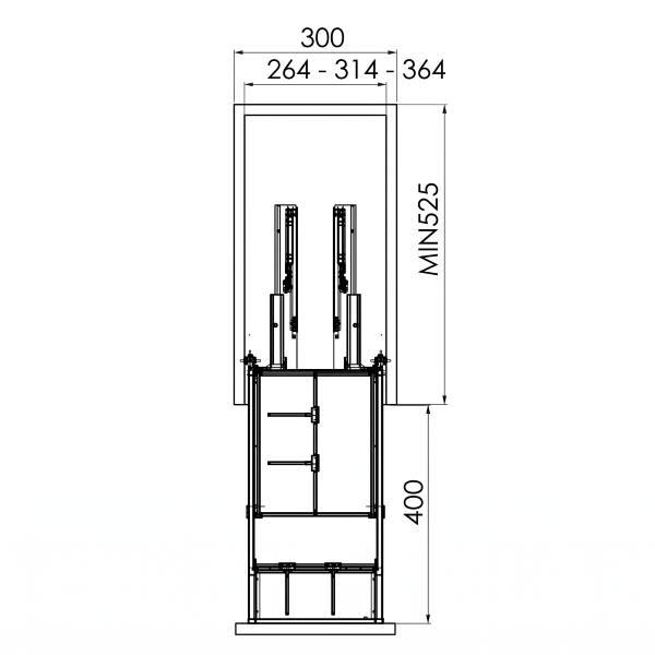 Kích thước Giá Gia Vị Titanium Grandx XS.45T1