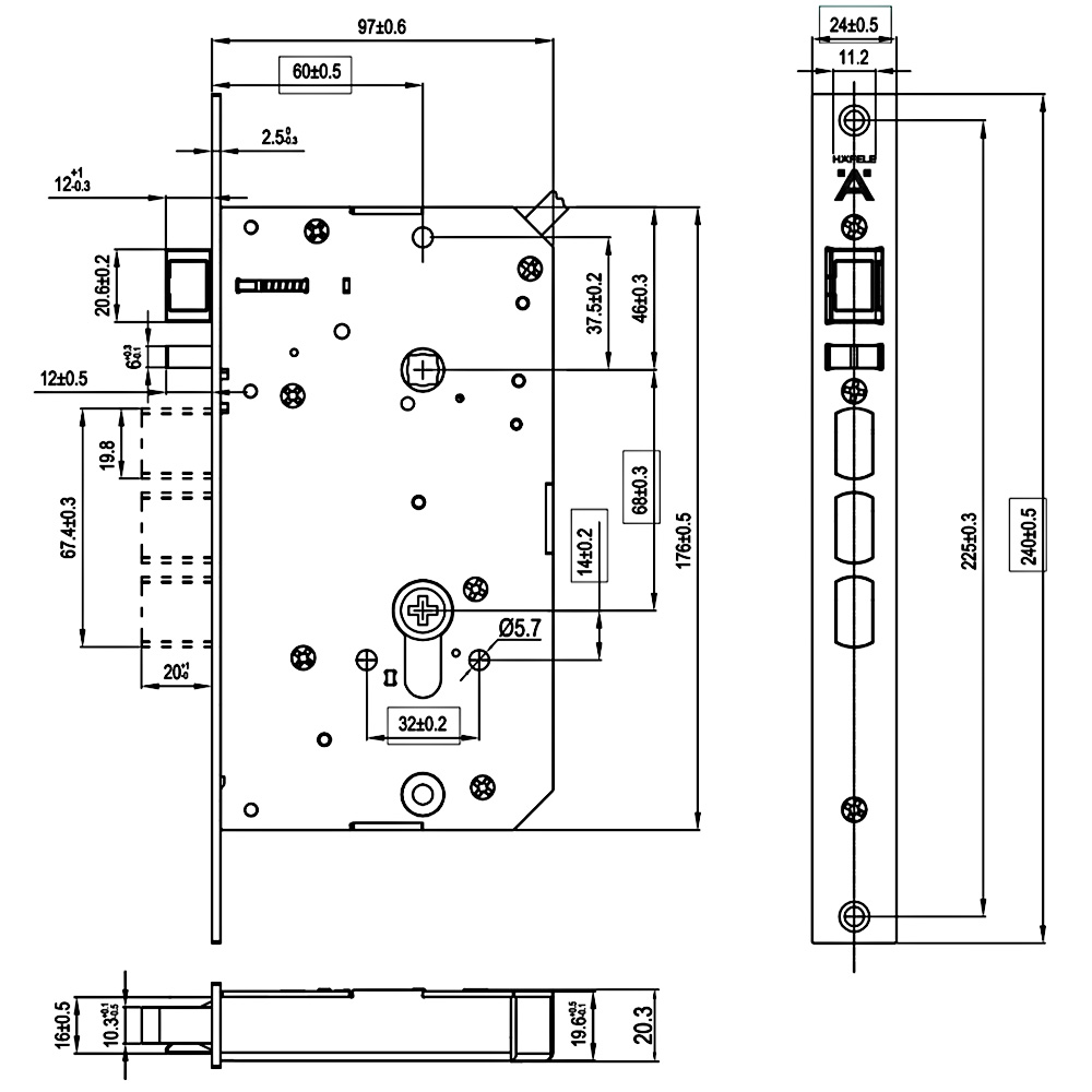 kích thước 1 hafele 499.21.223