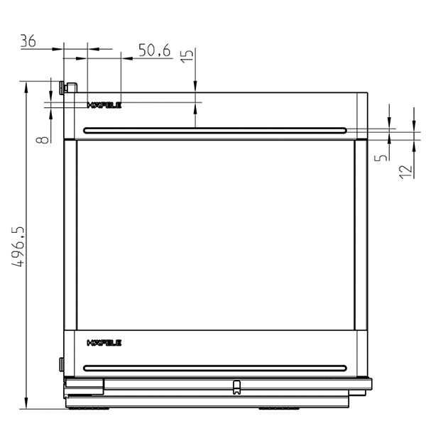kích thước Hafele 545.14.324