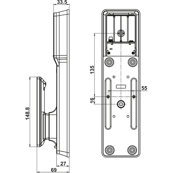 kích thước 1 Hafele MP2503B 912.21.046