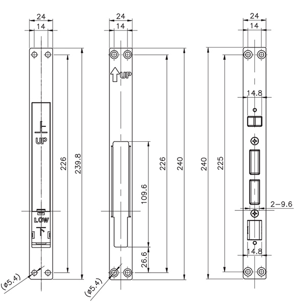 kích thước 1 Hafele ML2502B 912.21.048