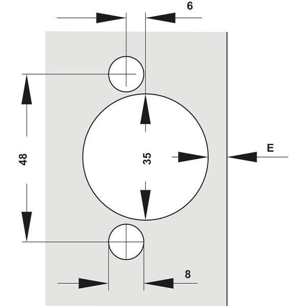Kích thước 2 Hafele 315.07.114