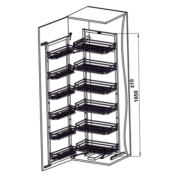 Kích thước 2 Hafele 595.71.047