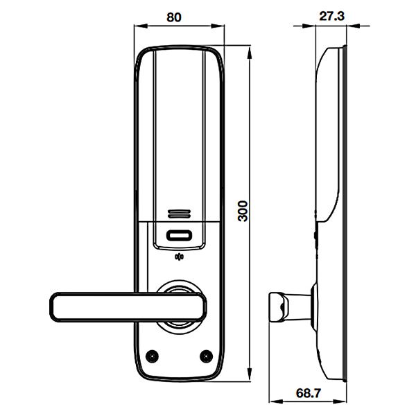 kích thước 1 TT Hafele EL7800 PLUS 912.20.569