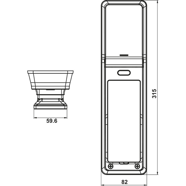 kích thước 2 Hafele MP2503B 912.21.046