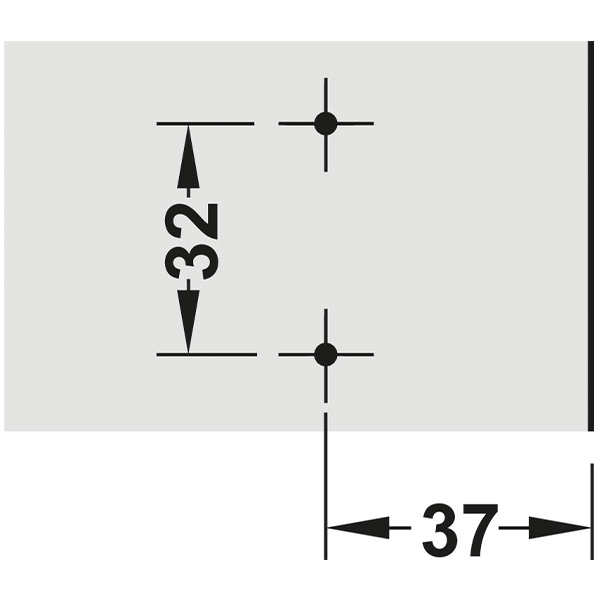 Kích thước 2 Hafele 315.98.550