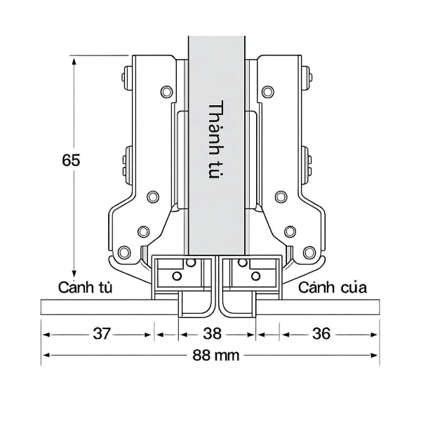 kích thước Grandx  XC.A107B