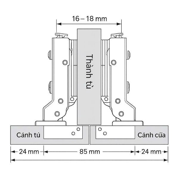 kích thước Grandx XC.IR107B1