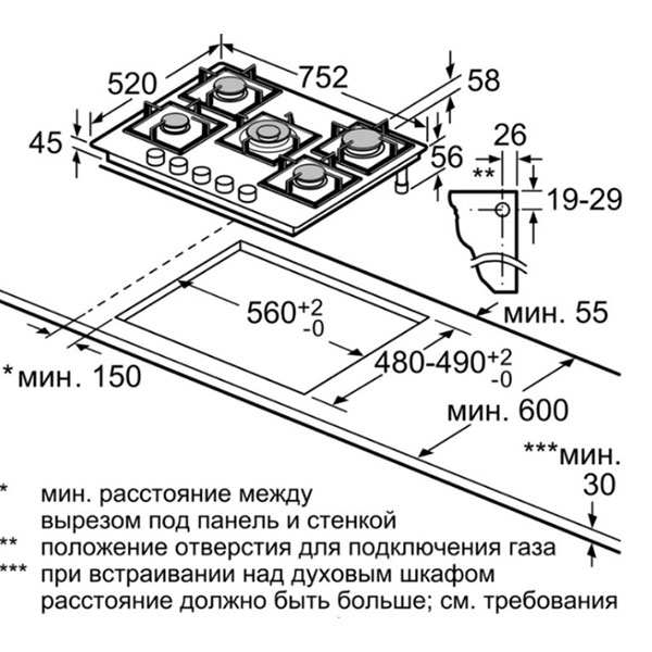 kích thước Bosch PPQ7A6B90 series 6