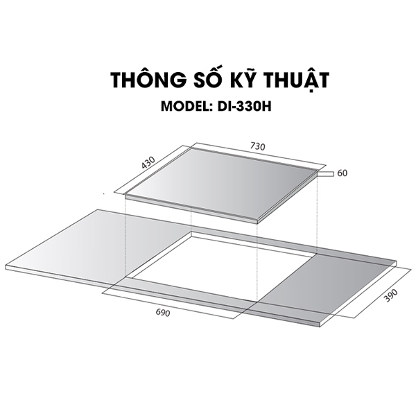 thông số Kocher DI-330H