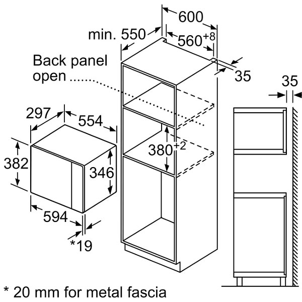 kích thước Bosch BEL523MS0 series 4 kích thước Bosch BEL523MS0 series 4