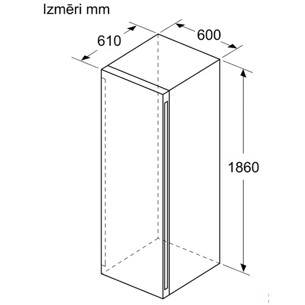 kích thước Bosch KWK36ABGA series 6