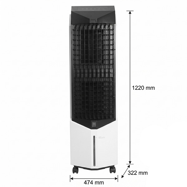kích thước Quạt điều hòa Boss S106