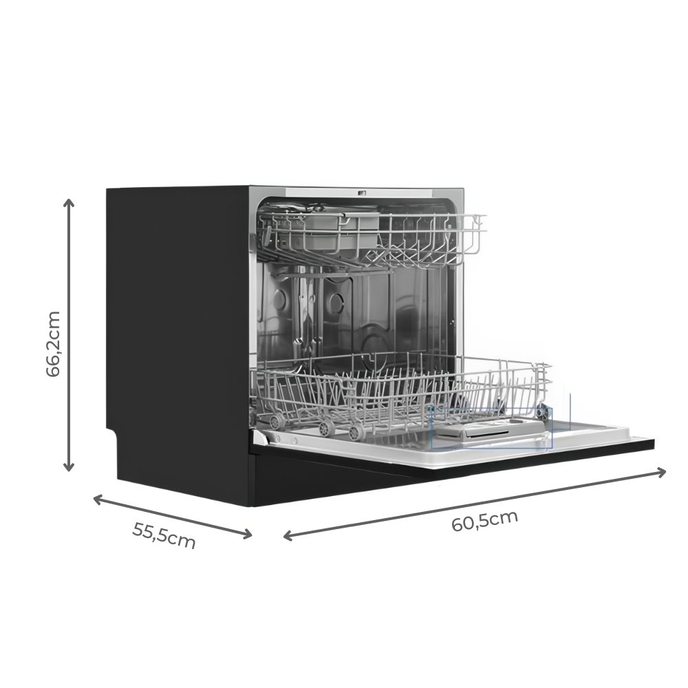 Kích thước Comfee CDW-8F60RB
