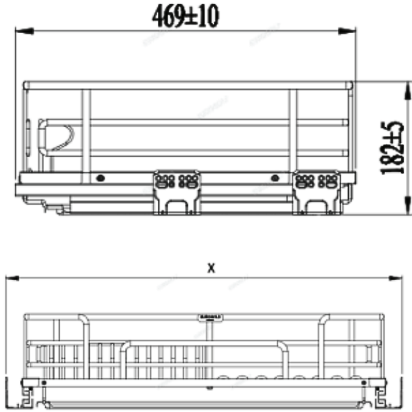 kích thước Giá chén đĩa Eurogold Oval EPV6075F