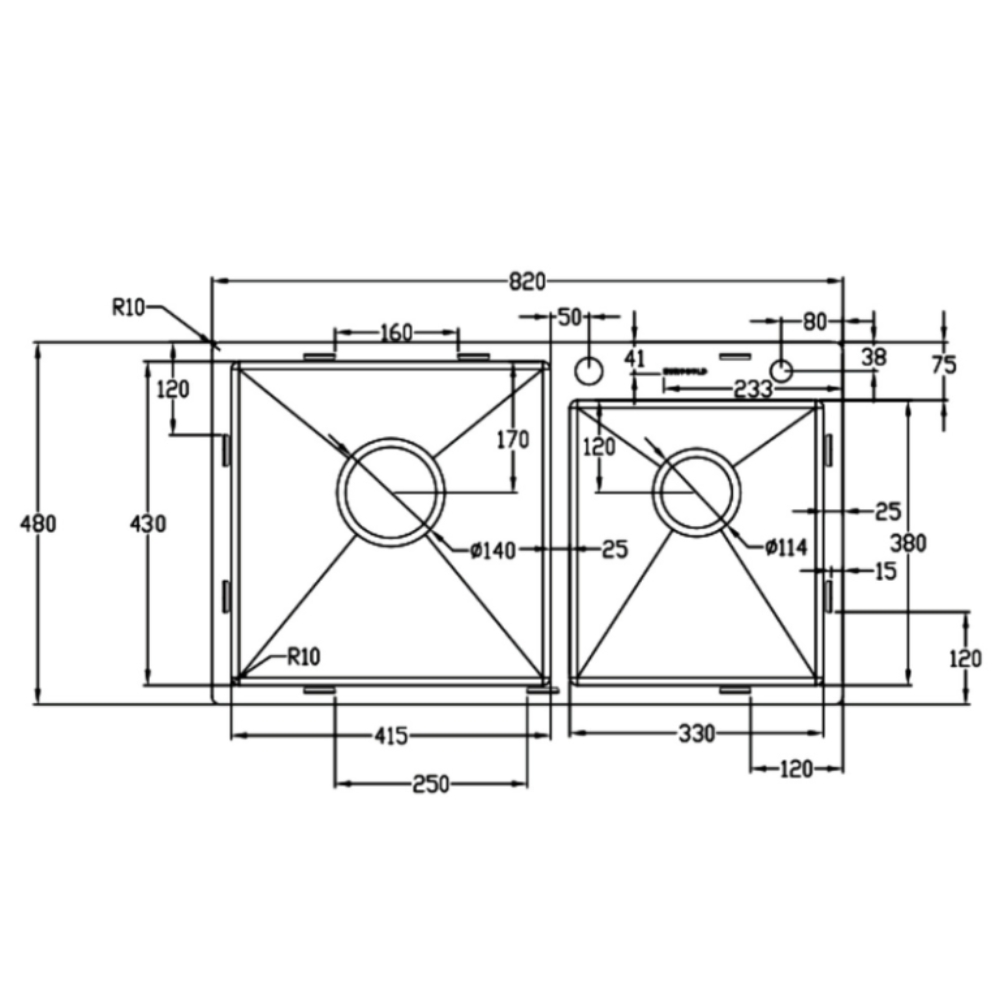 Kích thước Eurogold EUC28248GA